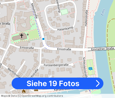 Wohnglück an der Ems: Erdgeschosswohnung mit Blick aufs Wasser – be... - Foto 1