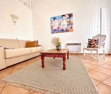 LOUE DUPLEX MEUBLE 55 M2 SAINT PAUL DE VENCE 995 EUR - Photo 5