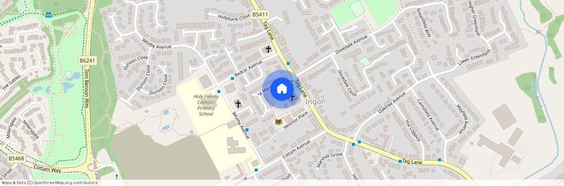 St Margarets Close, Preston