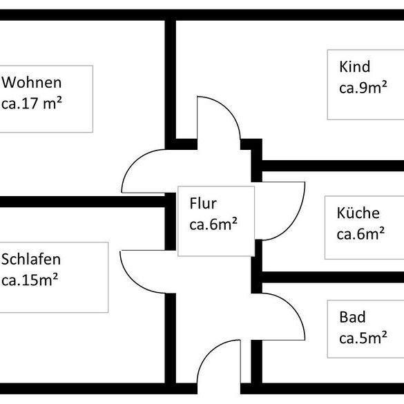 3 Raum-Wohnung - Photo 2