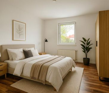 Frisch renovierte 3-Zimmer-Wohnung mit neuer Einbauküche, Gäste-WC ... - Foto 1