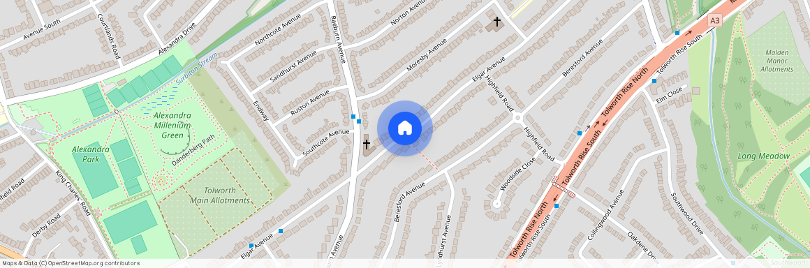 Elgar Avenue, Surbiton