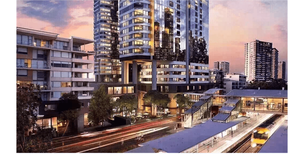 Luxury Three-Bedroom Apartment with Breathtaking City & Water Views | High Level Living at 8 Walker Street, Rhodes - Photo 1