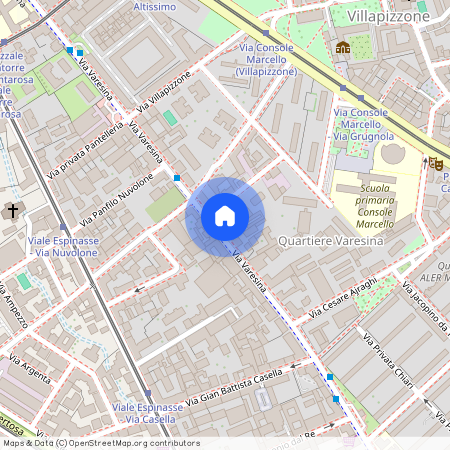 Via Varesina 74 Villapizzone Cascina Merlata, Cimitero Maggiore, Viale Certosa Milano
