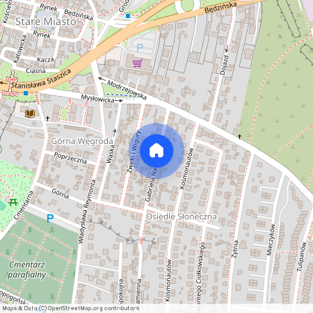 ul. Gabriela Narutowicza, Czeladź, będziński, śląskie