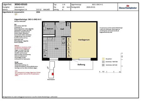 Docentgatan 3A, Hermodsdal - Foto 3