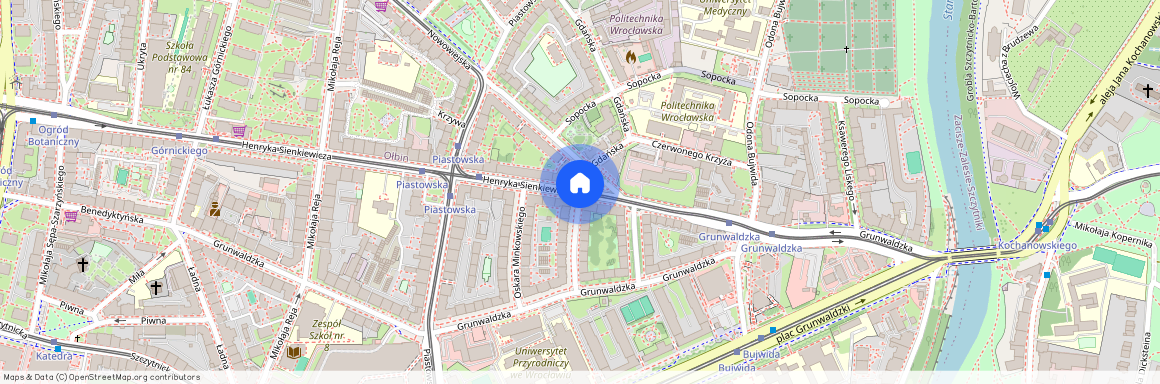 ul. Henryka Sienkiewicza, Plac Grunwaldzki, Śródmieście, Wrocław, dolnośląskie