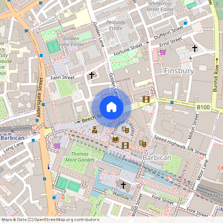 Barbican, Ben Jonson House