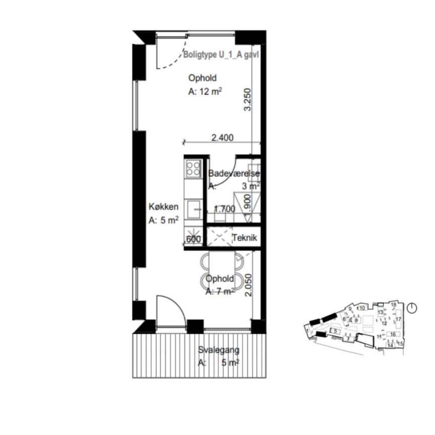 Skøn 1-værelses lejlighed med central placering tæt på indkøb og offentlig transport! - Foto 1
