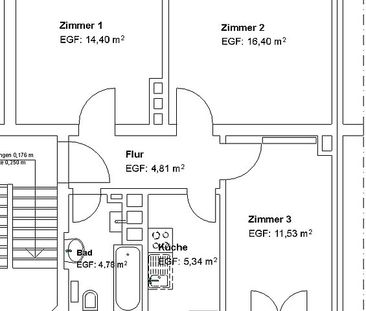 3 ZKB mit Balkon Nahe Leipziger Platz! - Foto 2