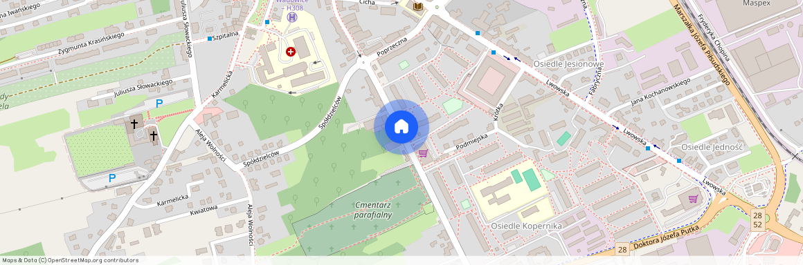 al. Matki Bożej Fatimskiej, Wadowice, Wadowice, wadowicki, małopolskie