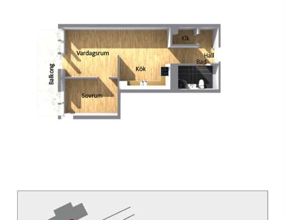 Lilla Trädgårdsgatan 7C - Foto 1