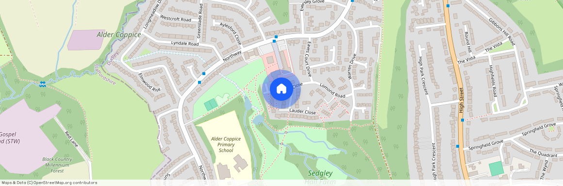 SedgleyAlderwood Precinct, DY3 3QY, Dudley