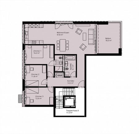 4.5 Zimmerwohnung in Neftenbach - Photo 4