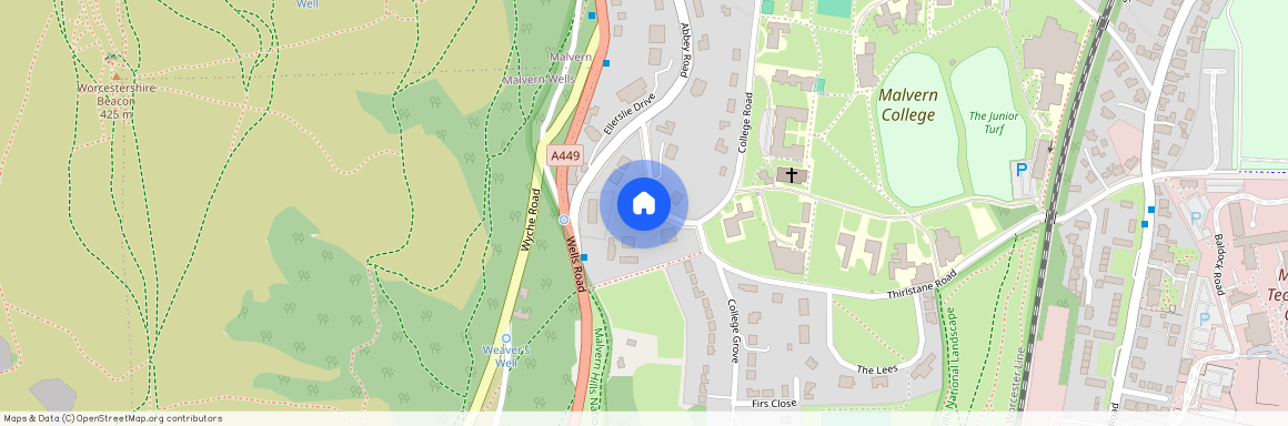 The Beeches, Bellmere Gardens, Malvern, Worcestershire, WR14 3HQ