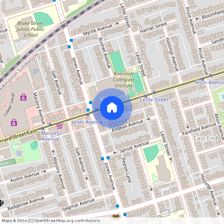 1087 GERRARD Street Unit# Main, Toronto