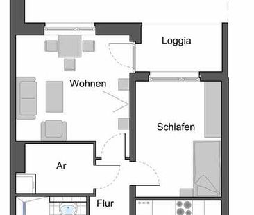 Erstbezug: barrierefreie Seniorenwohnung mit WBS - Foto 2