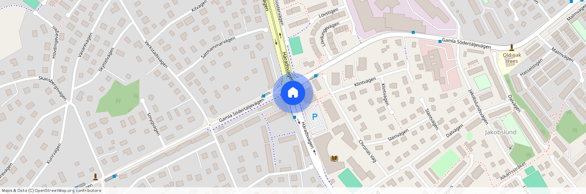 Räfsarstigen, Segeltorp