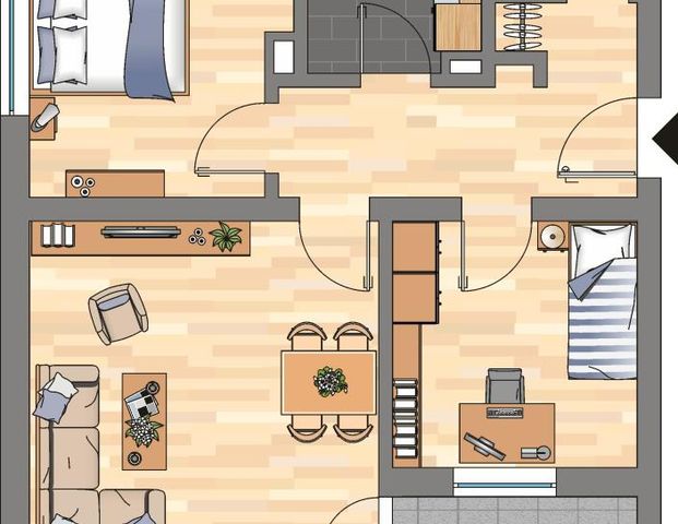 Demnächst mieten! 3-Zimmer-Wohnung in Hannover Bothfeld - Foto 1