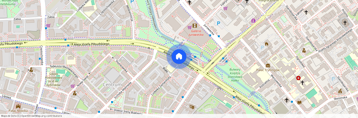 ul. Aleja Józefa Piłsudskiego, Centrum, Białystok, podlaskie