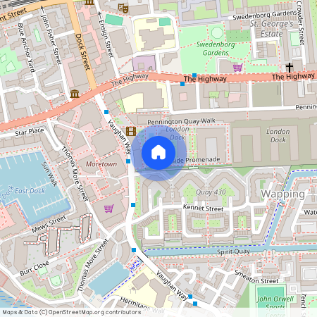 Cashmere Wharf, Gauging Square, E1W