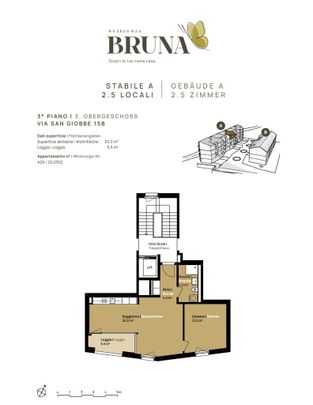 2 ½ Zimmer-Wohnung in Giubiasco mieten - Photo 1