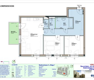 3-Zimmer-Wohnung mit Balkon, Top 19 - Photo 3