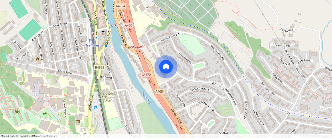 Llantwit Road, Treforest, Pontypridd, Rhonda CynonTaff, CF37 1TY