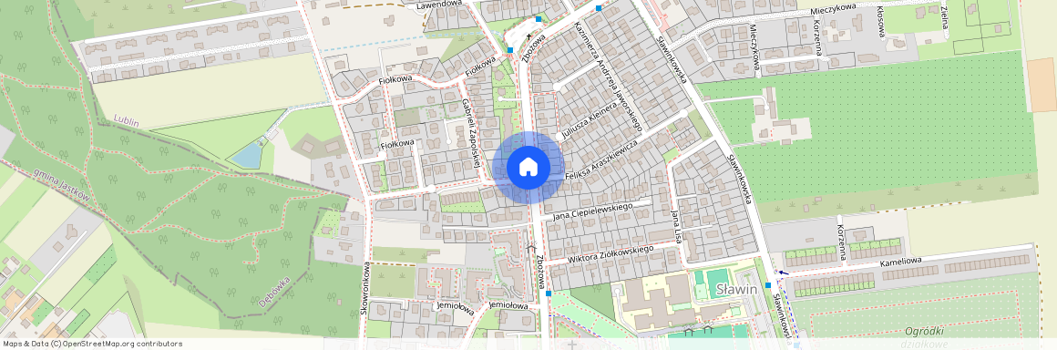 Sławin, ul. Feliksa Araszkiewicza, Lublin