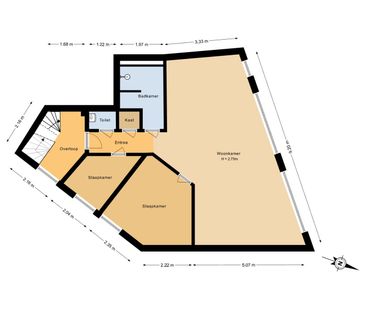 Appartement te huur: Jansveld 46-B 3512 BH Utrecht - Foto 2