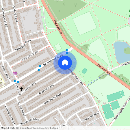 Clapham Common West Side, Clapham Common, London, SW4