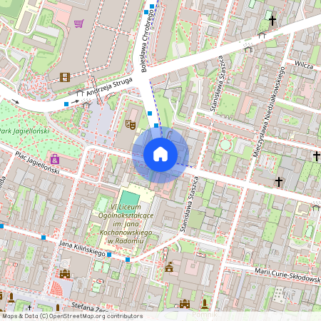 Radom, Śródmieście, Kazimierza, Kelles-Krauza