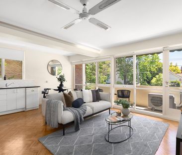 Bright One-Bedroom Living with Balcony in Prime Toorak Pocket - Photo 1