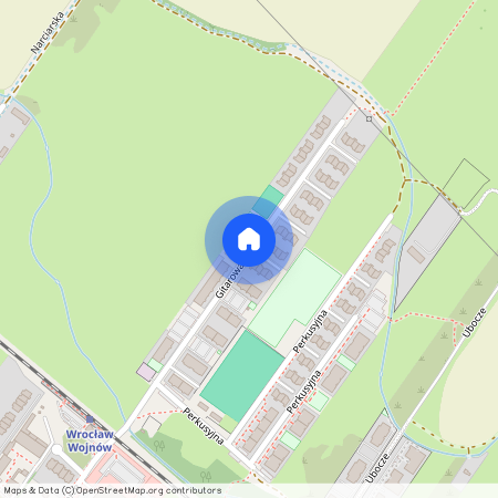 ul. Gitarowa, Wojnów, Psie Pole, Wrocław, dolnośląskie