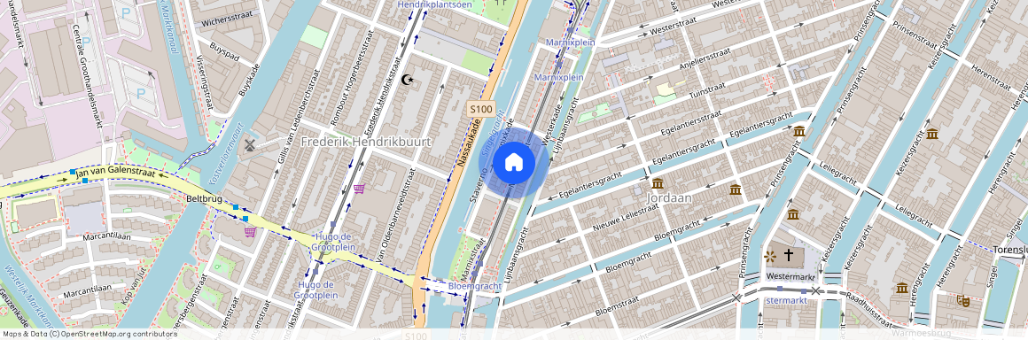 Jordaan, 1015 WH, Marnixstraat, Amsterdam