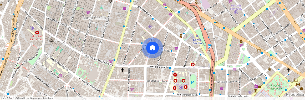 Rua Aureliano Coutinho, 35 - Higienópolis, São Paulo - SP