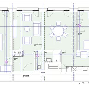 3 Zimmer, 85 m², 2. Stock - Foto 3
