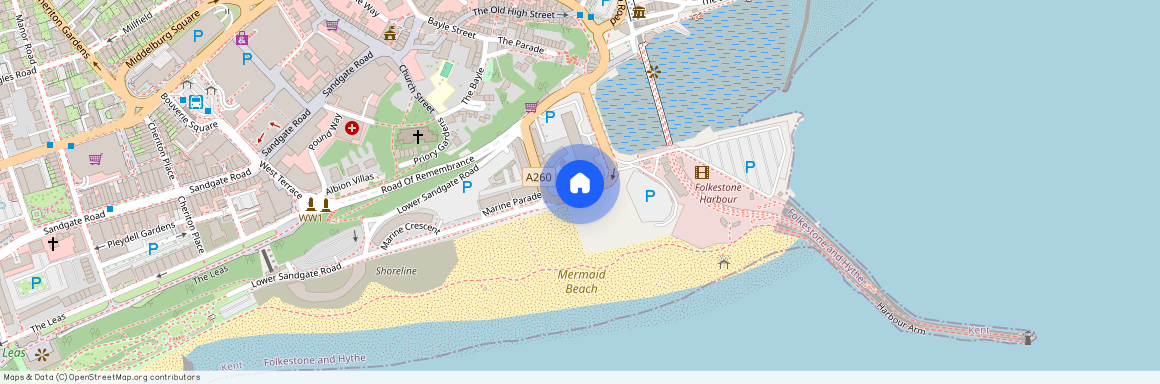 Marine Parade, Folkestone, Kent, CT20