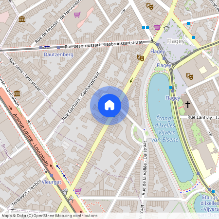 Chaussée de Vleurgat - Vleurgatse Steenweg 59, 1050 Ixelles - Elsene, Belgium