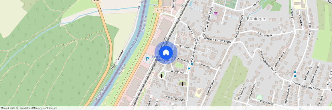 66129 Saarbrücken-Halberg - Bübingen