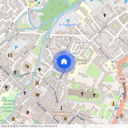 Palace Street, 17 Palace Street, Canterbury, Kent, CT1 2DZ