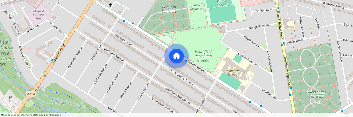 Powder Mill Lane, Twickenham, TW2
