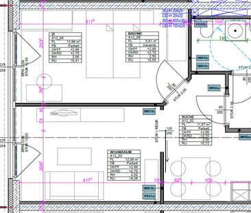 Liebenau – 48m² – 3 Zimmer Wohnung – großer Westbalkon - Photo 5