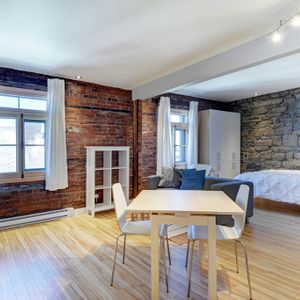 Colombier Loft Studio Entièrement Meublé à Louer Vieux-Québec Juillet 2026 - Photo 3