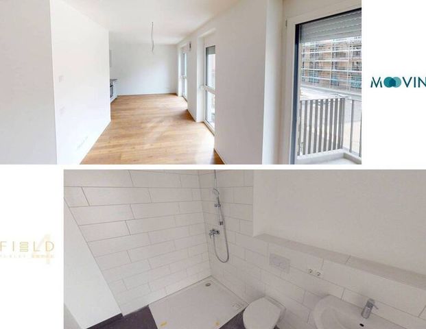 Großzügige 2-Zimmer-Wohnung mit EBK und BALKON im Neubauquartier FIELD 4 - Foto 1