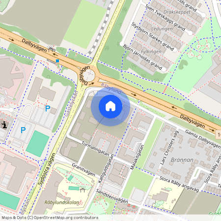 Lund, Skåne, Gamla Dalbyvägen 14