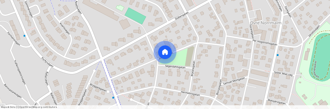 Juliebögatan, Kiruna