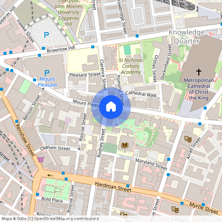 Rodney Street, City Center, Liverpool