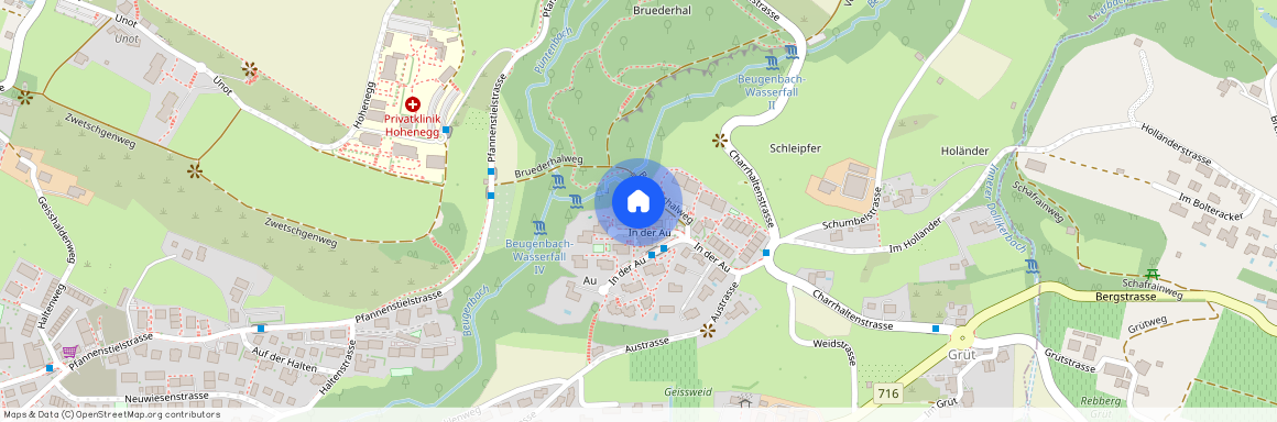 In der Au 30, 8706 Meilen