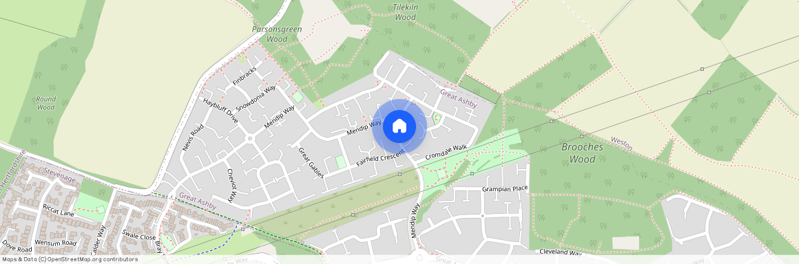 Mendip Way, Stevenage, Hertfordshire, SG1